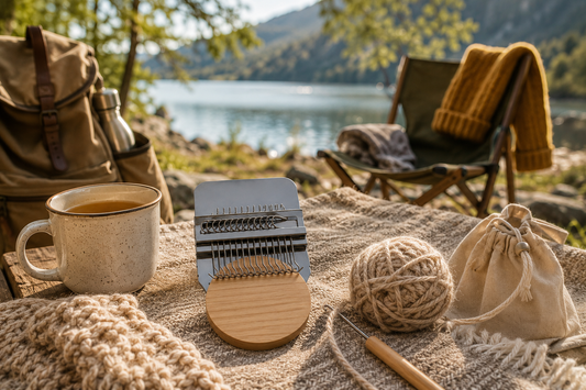 Outdoor loom knitting: the perfect companion for your moments of relaxation