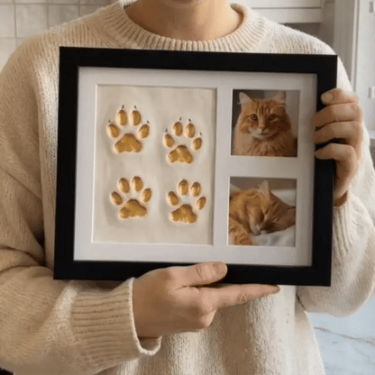 Kit d'empreinte à l'argile pour chat