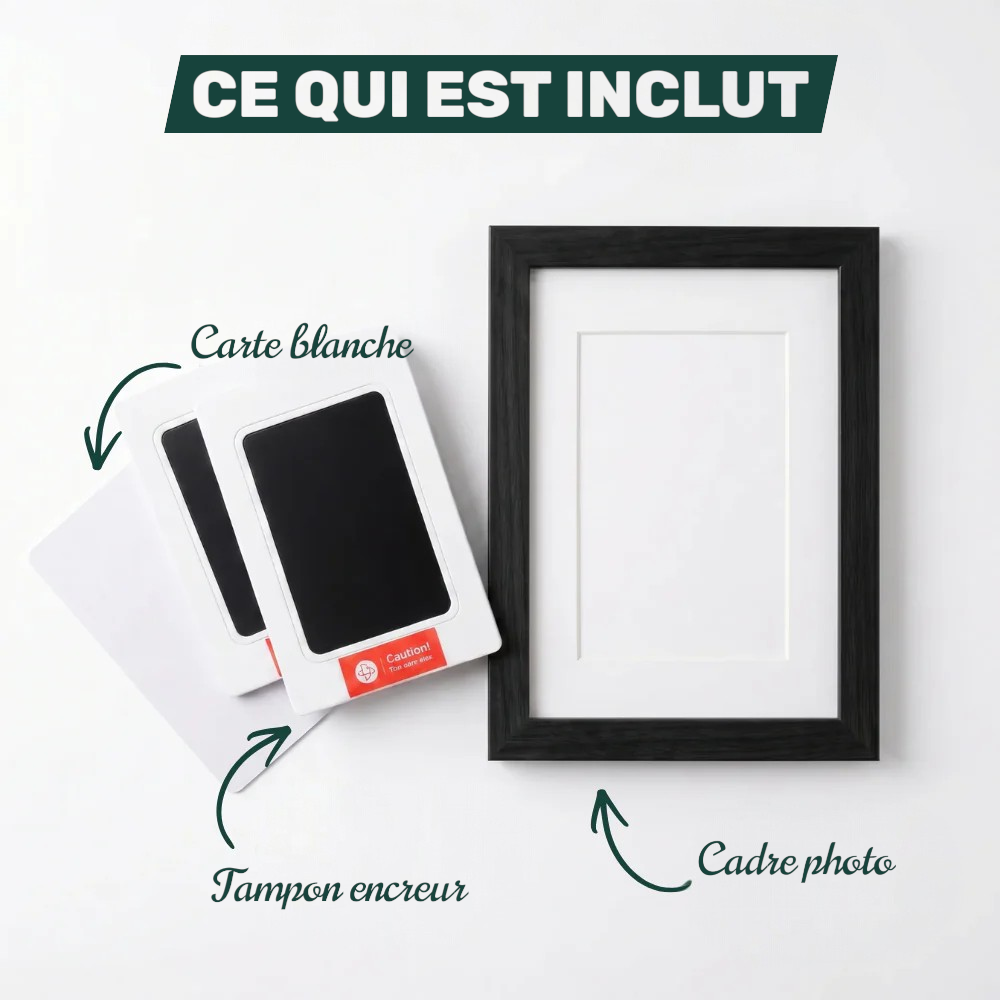 Kit d'empreinte à l'encre pour chien