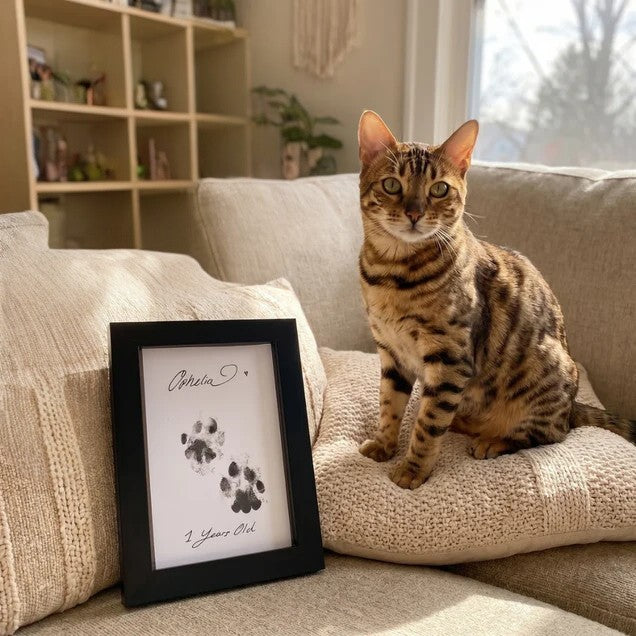 Kit d'empreinte à l'encre pour chat