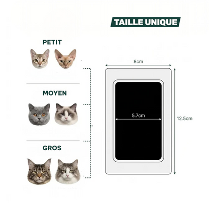 Kit d'empreinte à l'encre pour chat