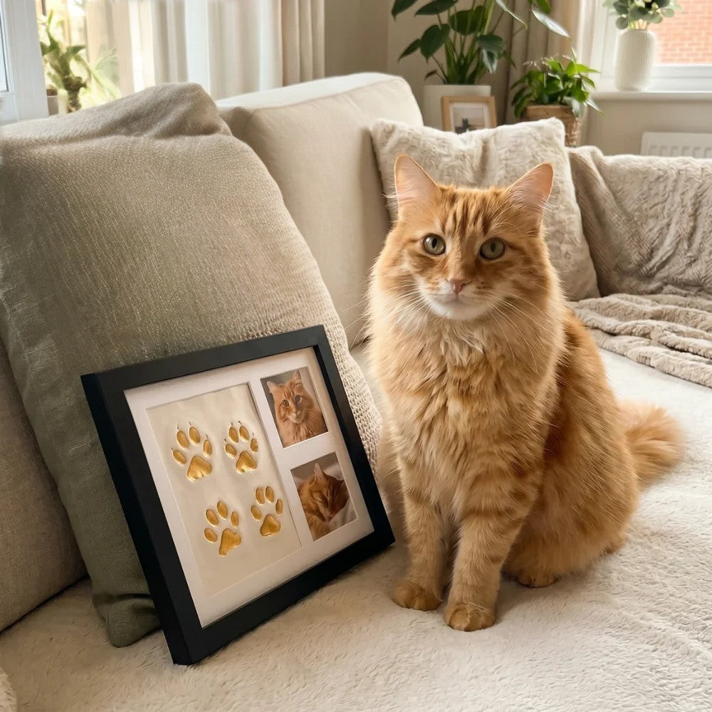 Kit d'empreinte à l'argile pour chat