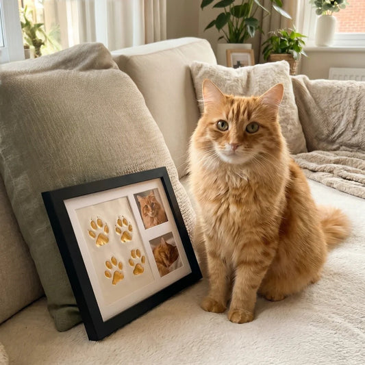 Kit d'empreinte à l'argile pour chat