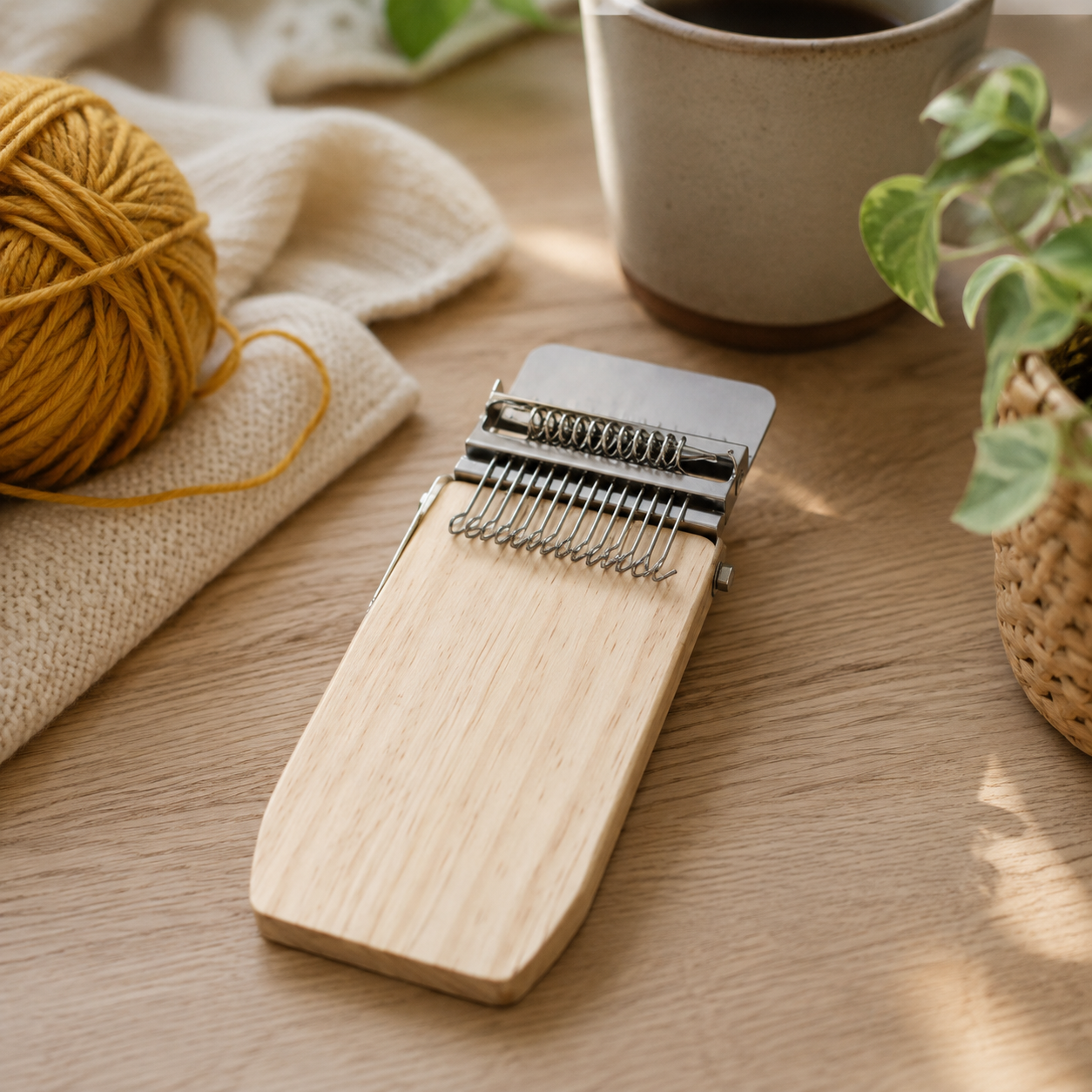 Wooden knitting
